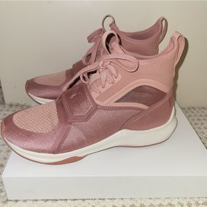 PUMA "Phenom" Pink Satin Mesh Hi-Top EP Training Comfort Sneakers sz.8.5M/39